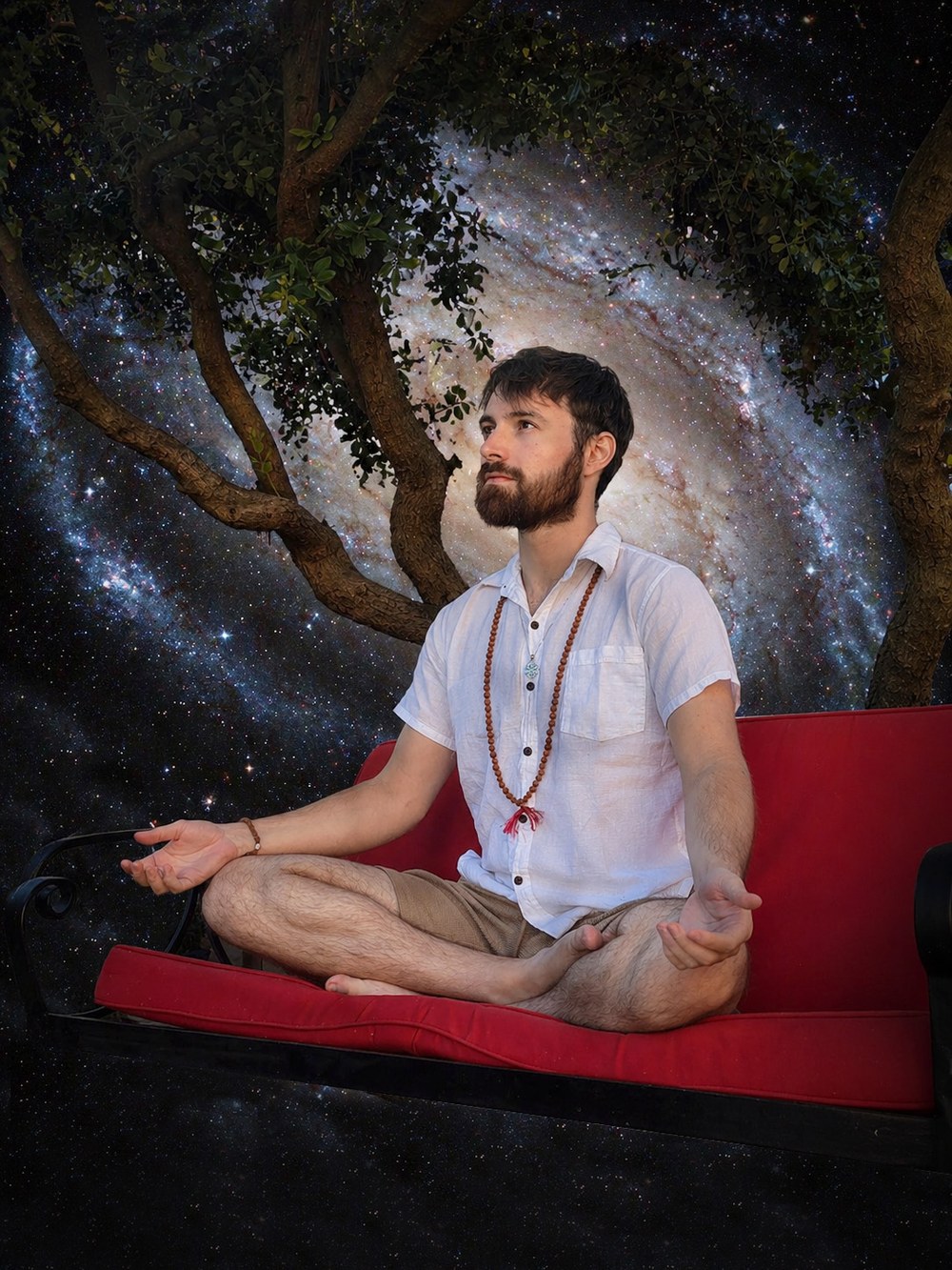 Adi Asaya in meditation